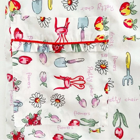 Vintage Classic Elements Garden Print Nightgown Housecoat - Picture 5 of 11